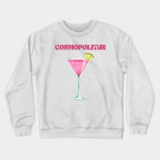 y2k cosmopolitan cocktail danish pastel Crewneck Sweatshirt